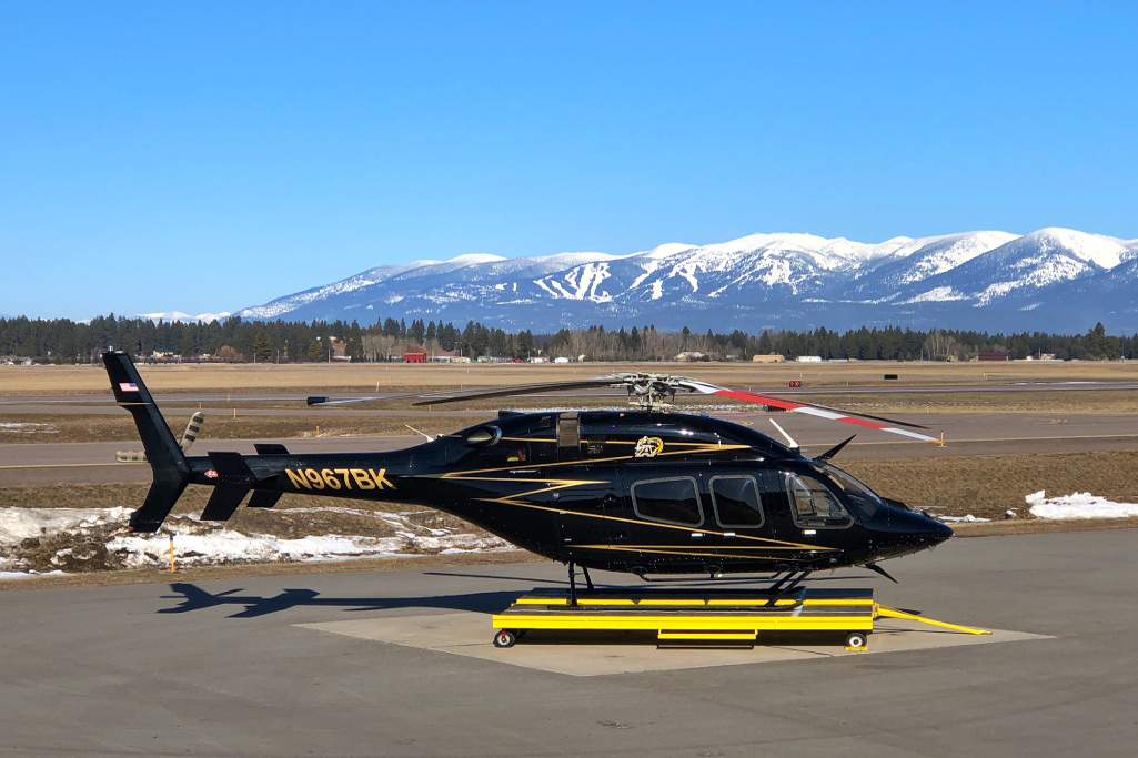 Soaring high above the ground in a helicopter offers a perspective and view unlike anything else.